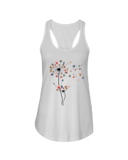 Tea cups dandelion Ladies Flowy Tank tile