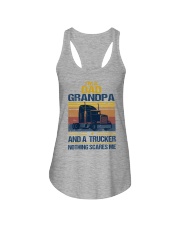 Live like someone left the gate open Ladies Flowy Tank tile
