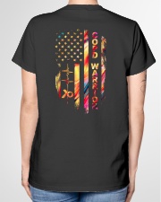 COPD Warrior Independence day Ladies T-Shirt garment-tshirt-ladies-back-01