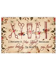 Hairdresser poster- 5400x3600 17x11 Poster front
