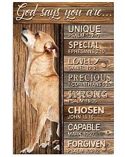 God says you are 11x17 Poster front