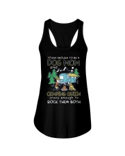 Tough enough to be a dog mom Ladies Flowy Tank tile