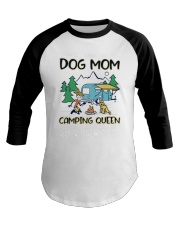 Tough enough to be a dog mom Baseball Tee tile