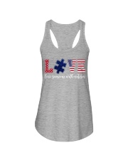 Love someone with autism Ladies Flowy Tank tile