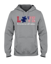 Love someone with autism Hooded Sweatshirt tile