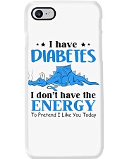 I have diabetes Phone Case tile
