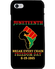 Juneteenth break every chain Phone Case tile