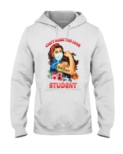 Can't mask the love Hooded Sweatshirt tile