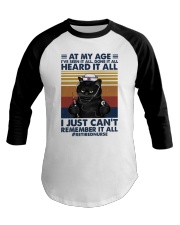 At my age Baseball Tee tile