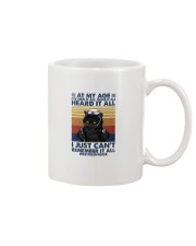 At my age Mug tile