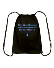Don't be sad Drawstring Bag tile