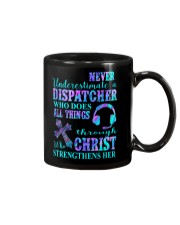Never underestimate a dispatcher Mug tile