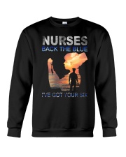 Nurses back the blue Crewneck Sweatshirt tile
