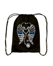 Nurses back the blue Drawstring Bag tile