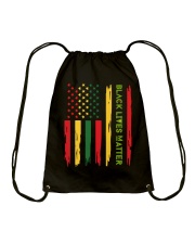 Black live matter Drawstring Bag tile