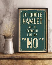 Hamlet Quote 11x17 Poster lifestyle-poster-3