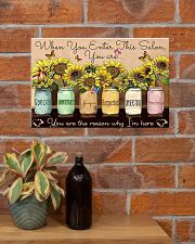 When you enter this salon 17x11 Poster poster-landscape-17x11-lifestyle-23