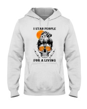 I stab people for a living Hooded Sweatshirt tile