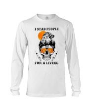 I stab people for a living Long Sleeve Tee tile