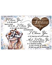 I choose you 17x11 Poster front