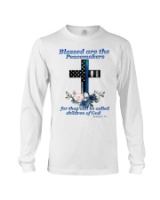 Blessed are the peacemakers Long Sleeve Tee tile