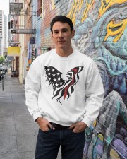 American firefighter Crewneck Sweatshirt lifestyle-unisex-sweatshirt-front-2