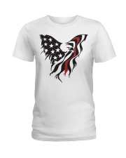 American firefighter Ladies T-Shirt tile
