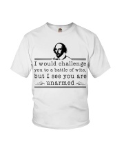 I would challenge you Youth T-Shirt tile