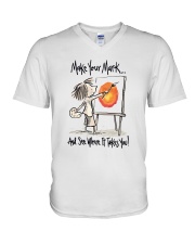 Make your mark and see V-Neck T-Shirt tile