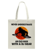 Never underestimate an old man Tote Bag tile