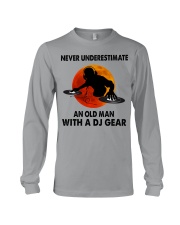 Never underestimate an old man Long Sleeve Tee tile