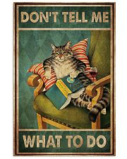 Don't tell me what to do 11x17 Poster front