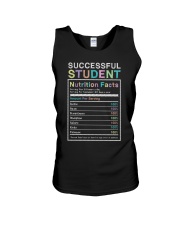 Successful Student Ingredients Nutritional Facts Unisex Tank tile