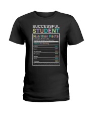 Successful Student Ingredients Nutritional Facts Ladies T-Shirt tile