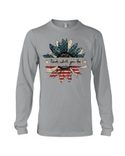 Teacher love what you do independence day Long Sleeve Tee tile