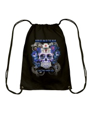 Nurses back the blue Drawstring Bag tile