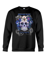 Nurses back the blue Crewneck Sweatshirt tile