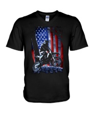 Into the wood Independence day V-Neck T-Shirt tile