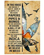 In this house we smoke it 11x17 Poster front