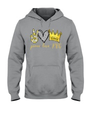 Peace love RPG Hooded Sweatshirt tile