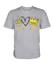Peace love RPG V-Neck T-Shirt tile