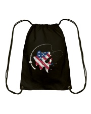 Fishing Independence Day Drawstring Bag tile