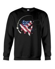 Fishing Independence Day Crewneck Sweatshirt front