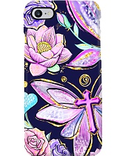 Purple butterfly Phone Case i-phone-8-case
