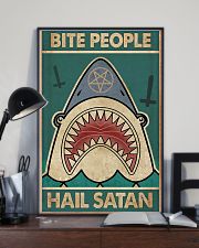 Bite people hail satan 11x17 Poster lifestyle-poster-2