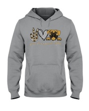 Peace love personal stalker Hooded Sweatshirt tile