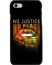 No justice No peace Phone Case tile