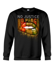 No justice No peace Crewneck Sweatshirt tile