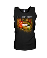 No justice No peace Unisex Tank tile