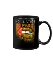 No justice No peace Mug tile